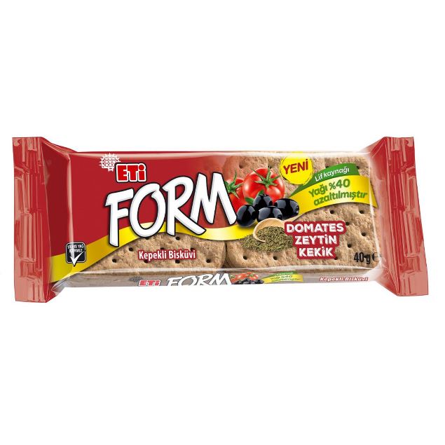 Eti Form Domatesli Zeytinli ve Kekikli Bisküvi 40 Gr