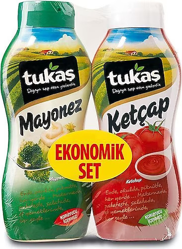 Tukaş Ketçap+Mayonez Eko Paket 650 Gr